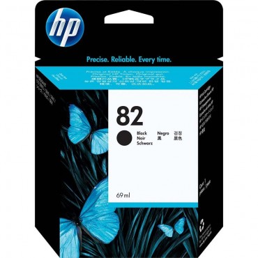 CARTUCHO ORIGINAL HP 82 - CH565AB PRETO - 69ML