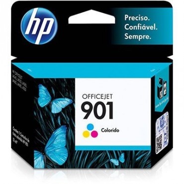 CARTUCHO ORIGINAL HP 901 - CC656AL COLOR - 13ML