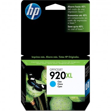 CARTUCHO ORIGINAL HP 920XL - CD972AL CIANO - 7,5ML