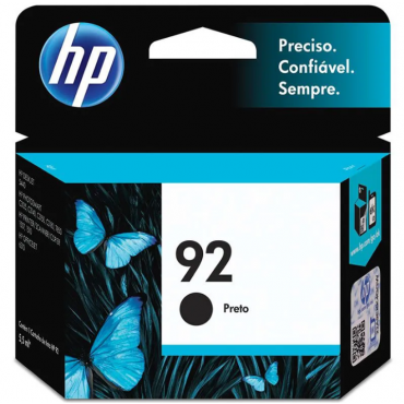 CARTUCHO ORIGINAL HP 92 C9362WL PRETO - 5,5ML