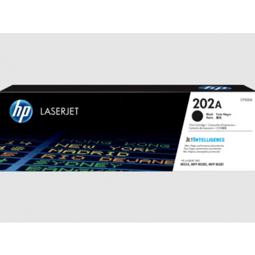 TONER ORIGINAL HP 202A - CF500 PRETO